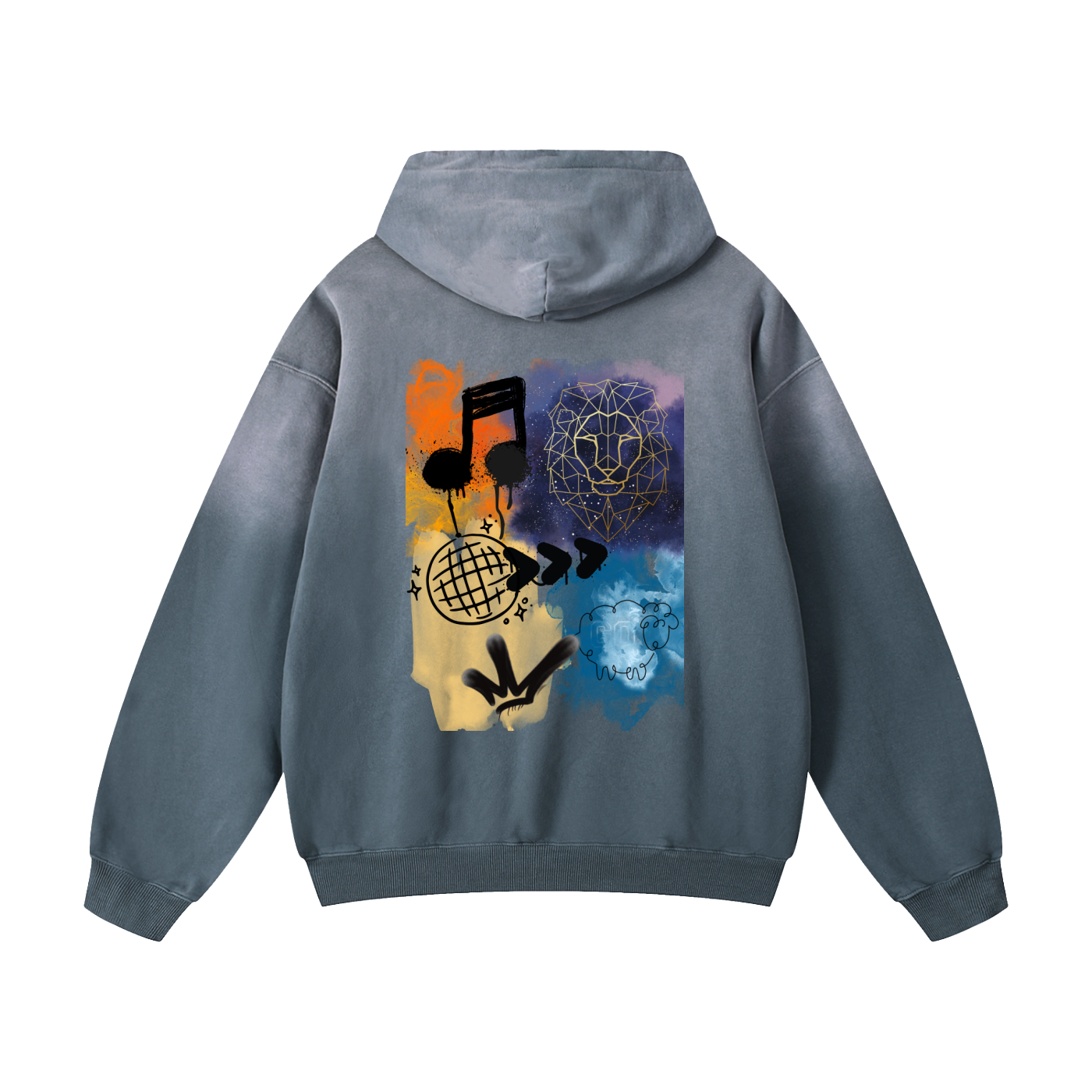Heavyweight Sunfade Oversized Hoodie