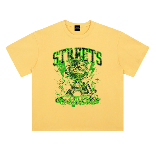 Heavyweight Drop Shoulder Cotton T-Shirt