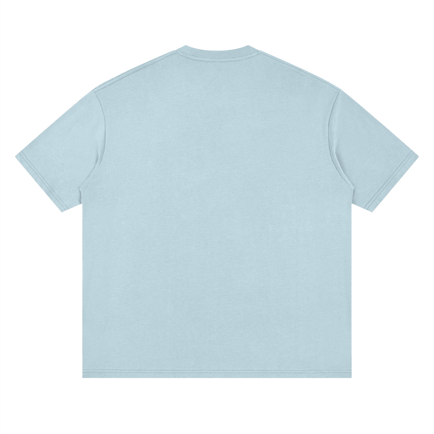 StreetsGoCrazy Loose Drop Shoulder T-Shirt_Light Blue