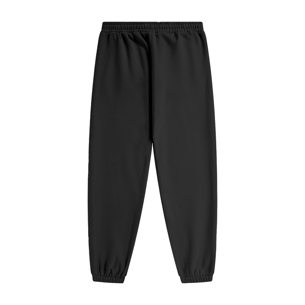 Smiley Face - Unisex Heavyweight Fleece Joggers - Black