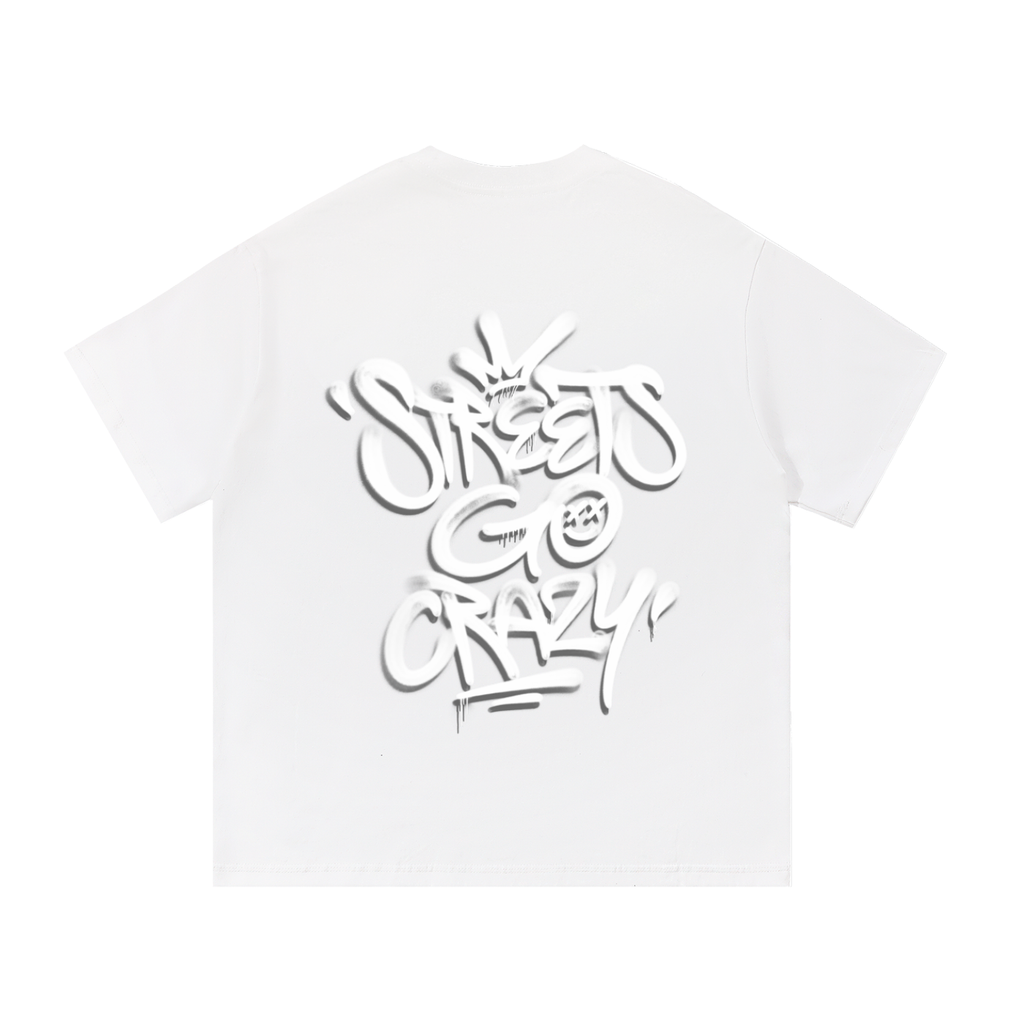 Streets Go Crazy - "Reflection"  - White Out - Unisex Tee