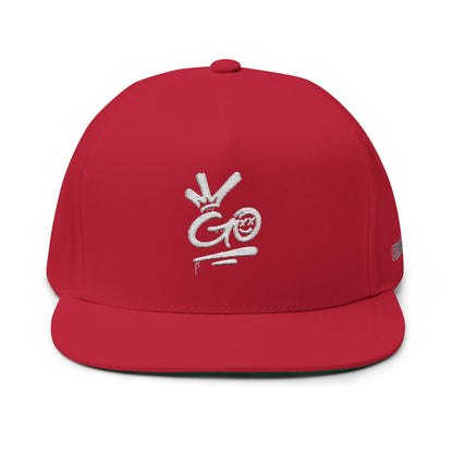 Flat Bill Cap (Embroidery)