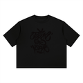 Black Out_Unisex Heavyweight Boxy T-Shirt