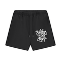 SGC Unisex Heavyweight 460G Fleece Loose Fit Shorts_Black