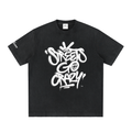 Signature - Heavyweight Vintage Washed Frayed T-Shirt - Black