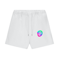 SGC Unisex Heavyweight 460G Fleece Loose Fit Shorts - White