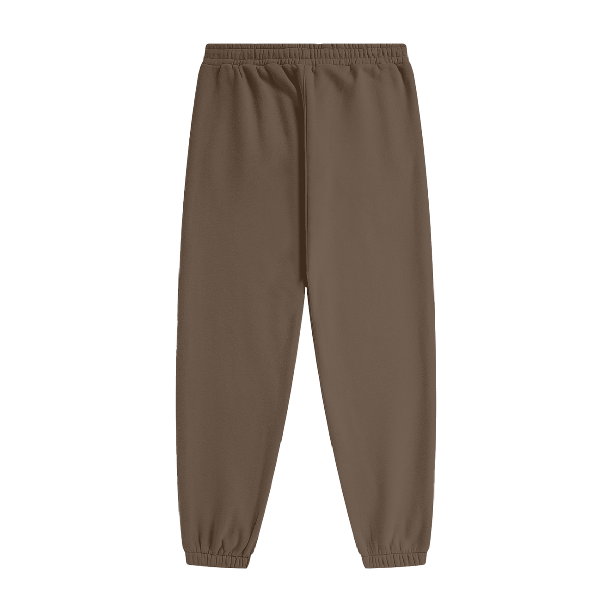 Smiley Face - Unisex Heavyweight Fleece Joggers - Brown