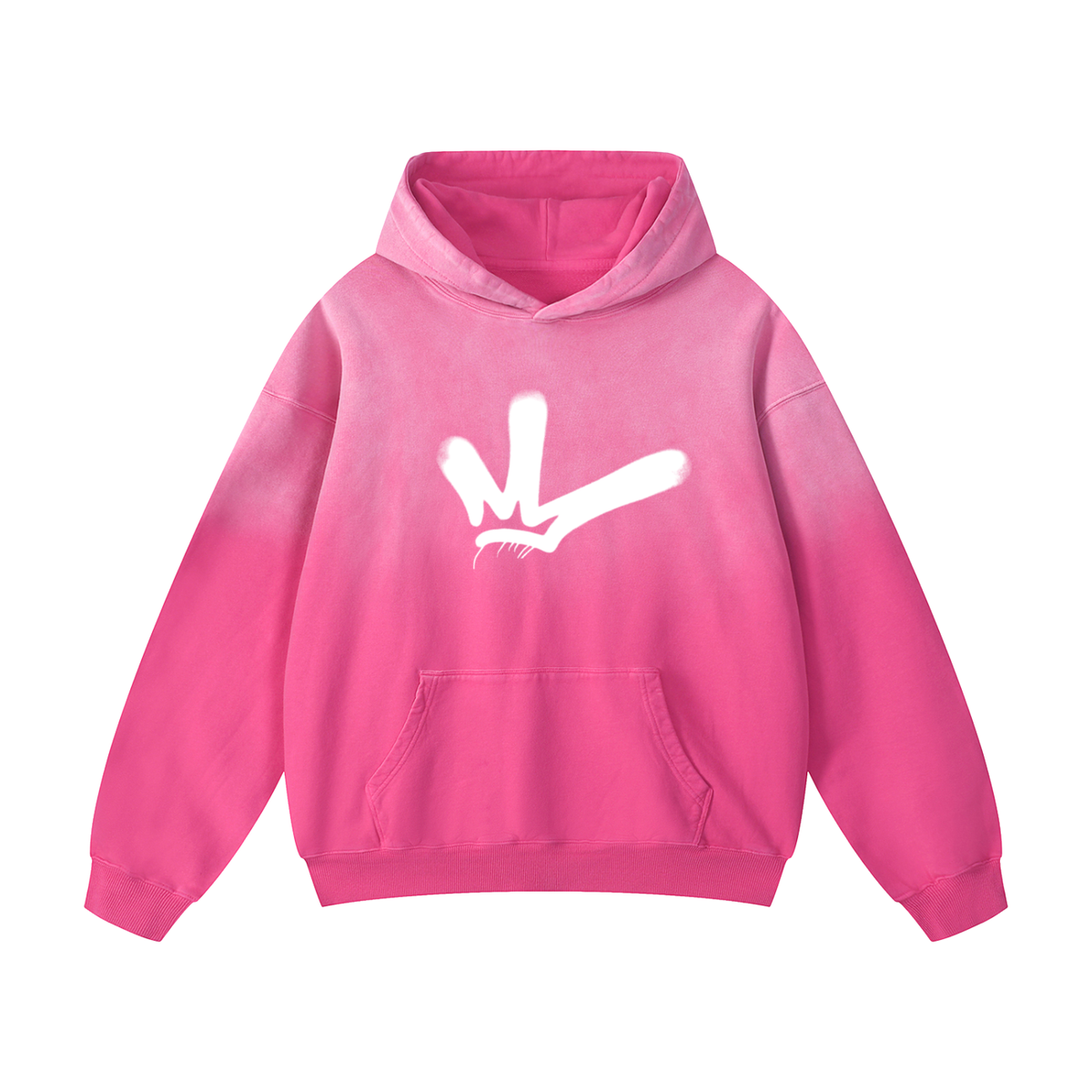 Bedford - Heavyweight Sunfade Oversized Hoodie - Pink