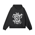 Inverted StreetsGoCrazy Heavy Fleece Hoodie - Black