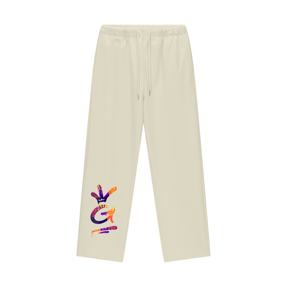 SGC - Fleece Straight Leg Pants - Bone
