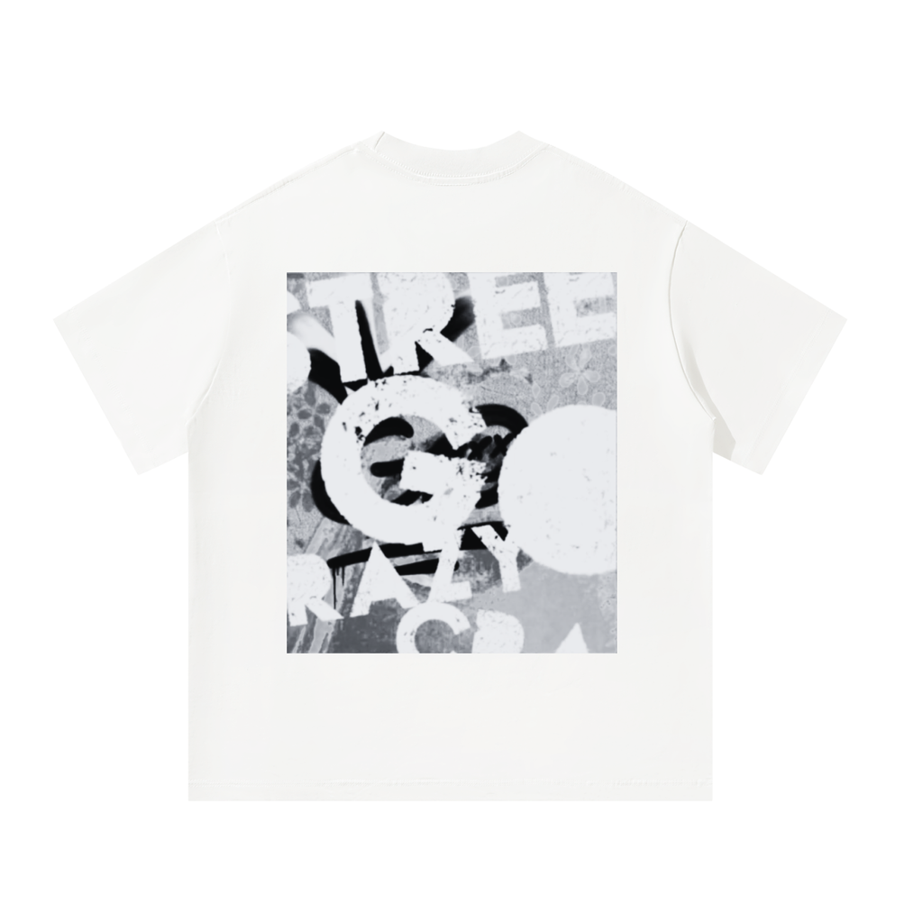 Skyline - Graphic - Unisex Oversized T-Shirt - White