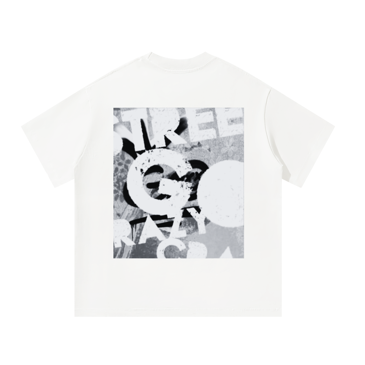 Skyline - Graphic - Unisex Oversized T-Shirt - White