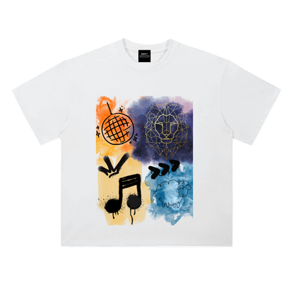 Heavyweight Drop Shoulder Cotton T-Shirt