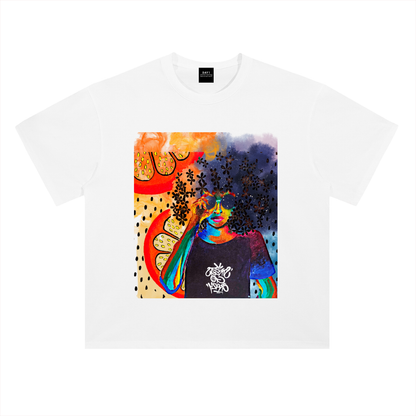 Heavyweight Drop Shoulder Cotton T-Shirt