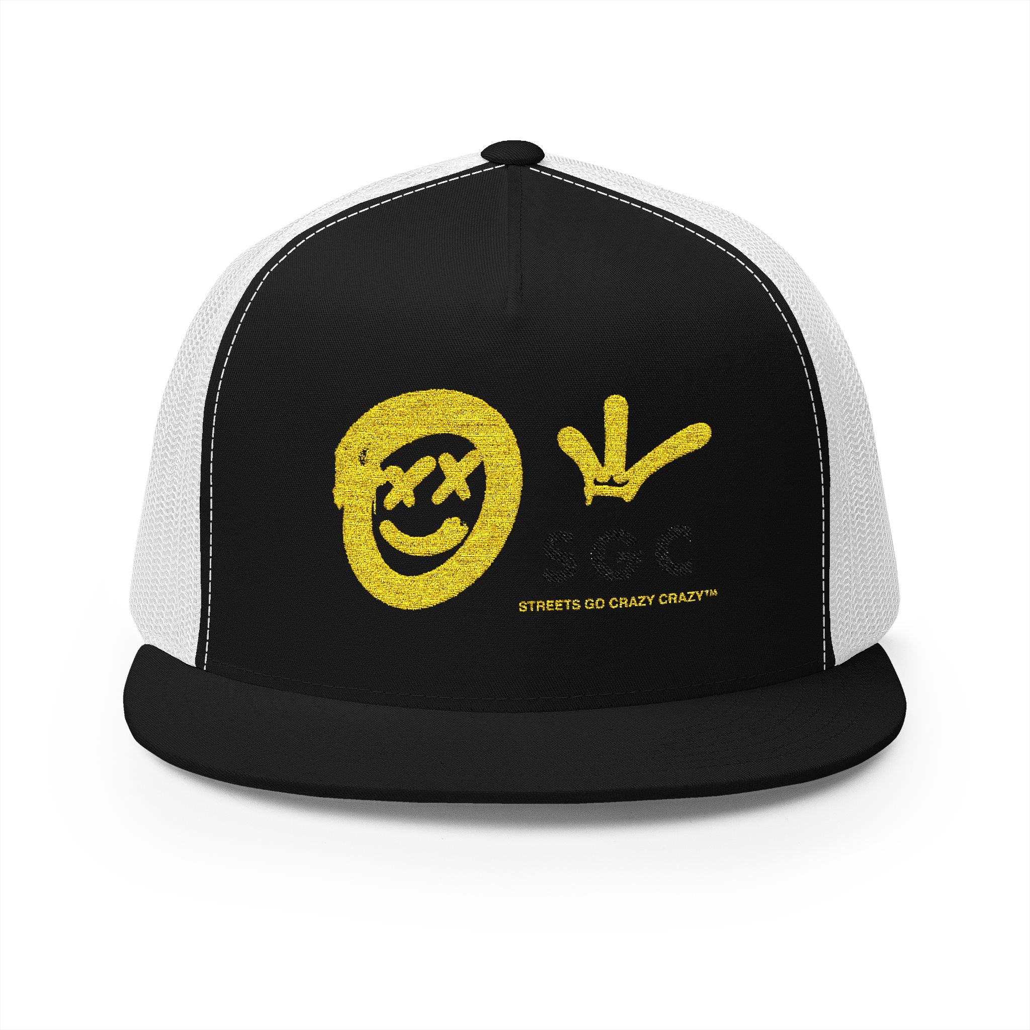 Castro Panel Trucker Cap_Black (Embroidery)