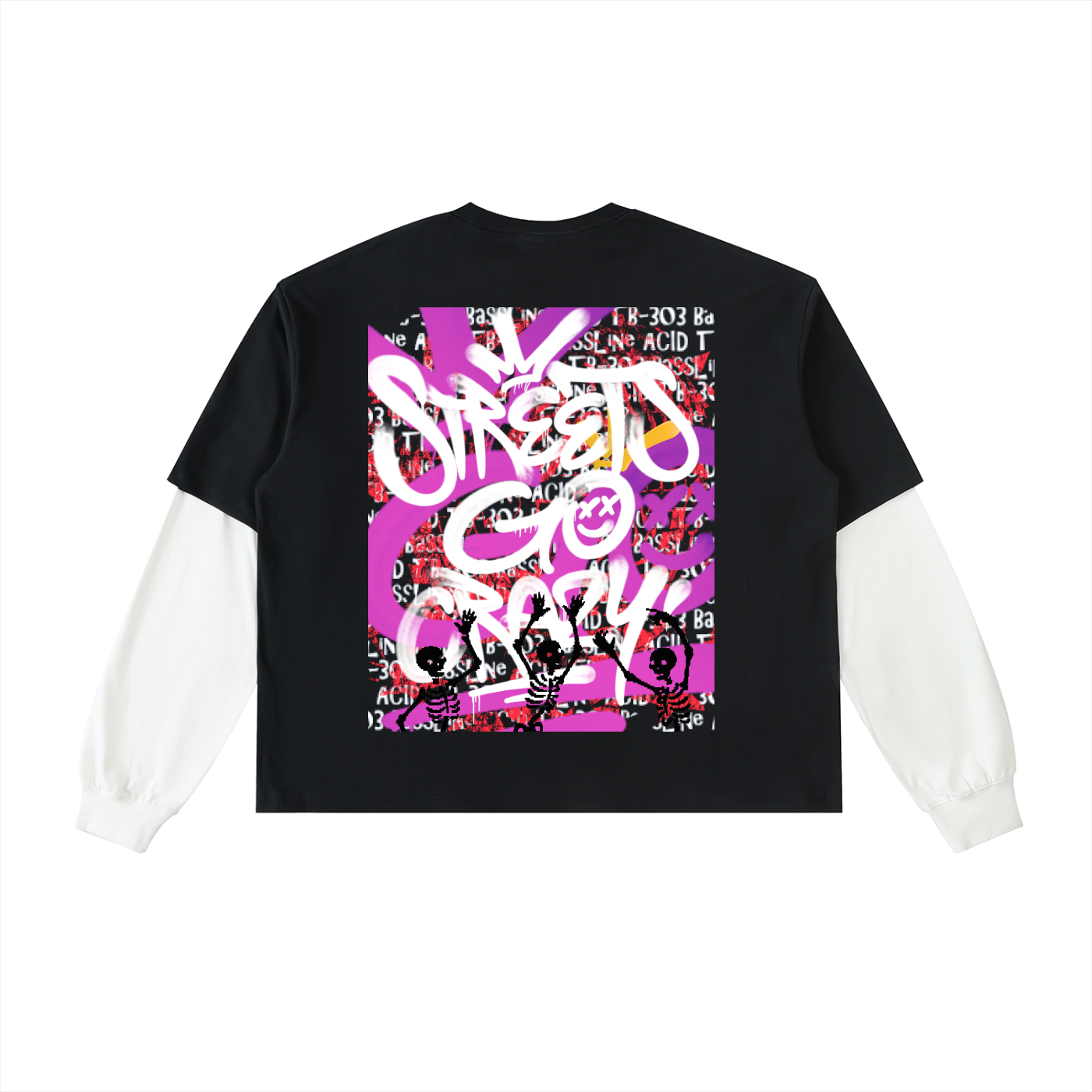 Layered Contrast Sleeve T - NEW BACK