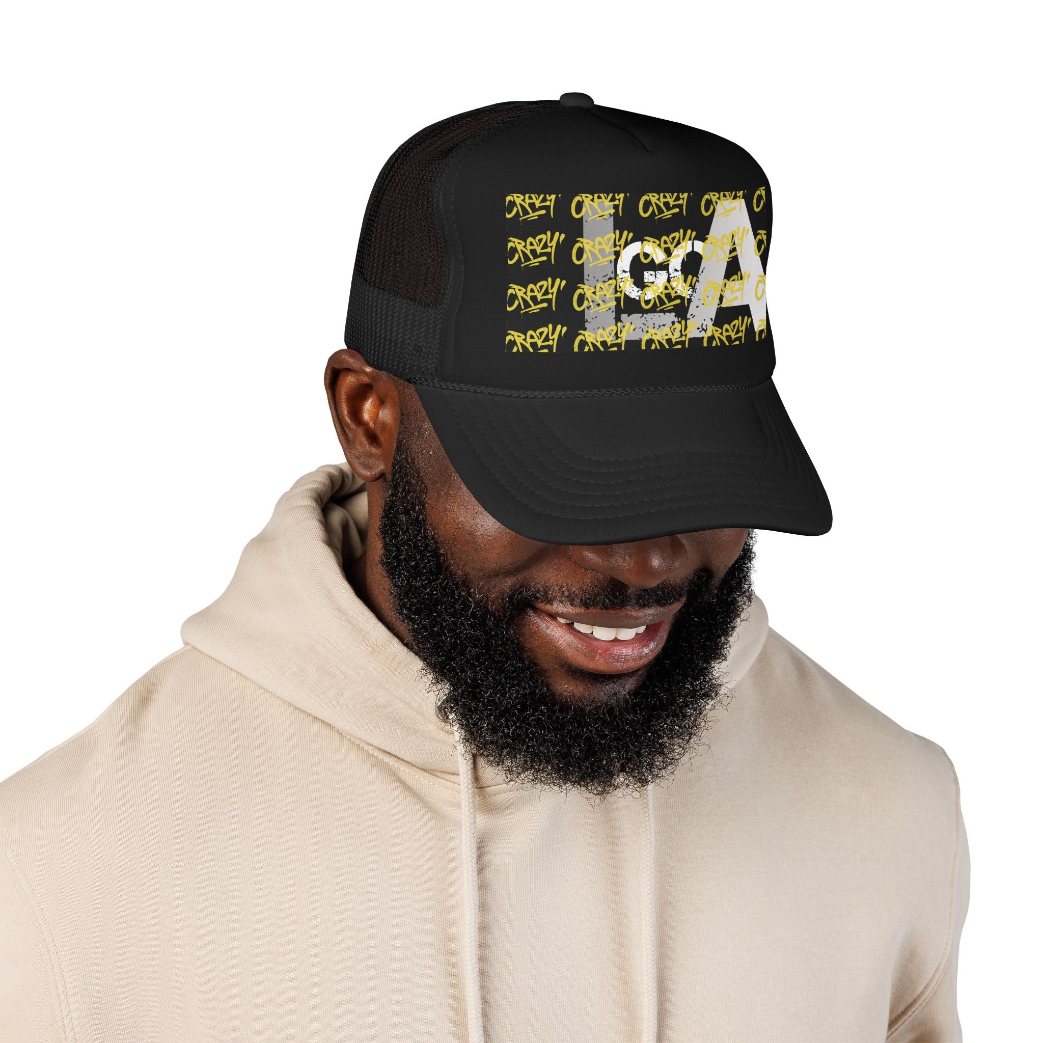 LA_Foam Trucker Hat_Black