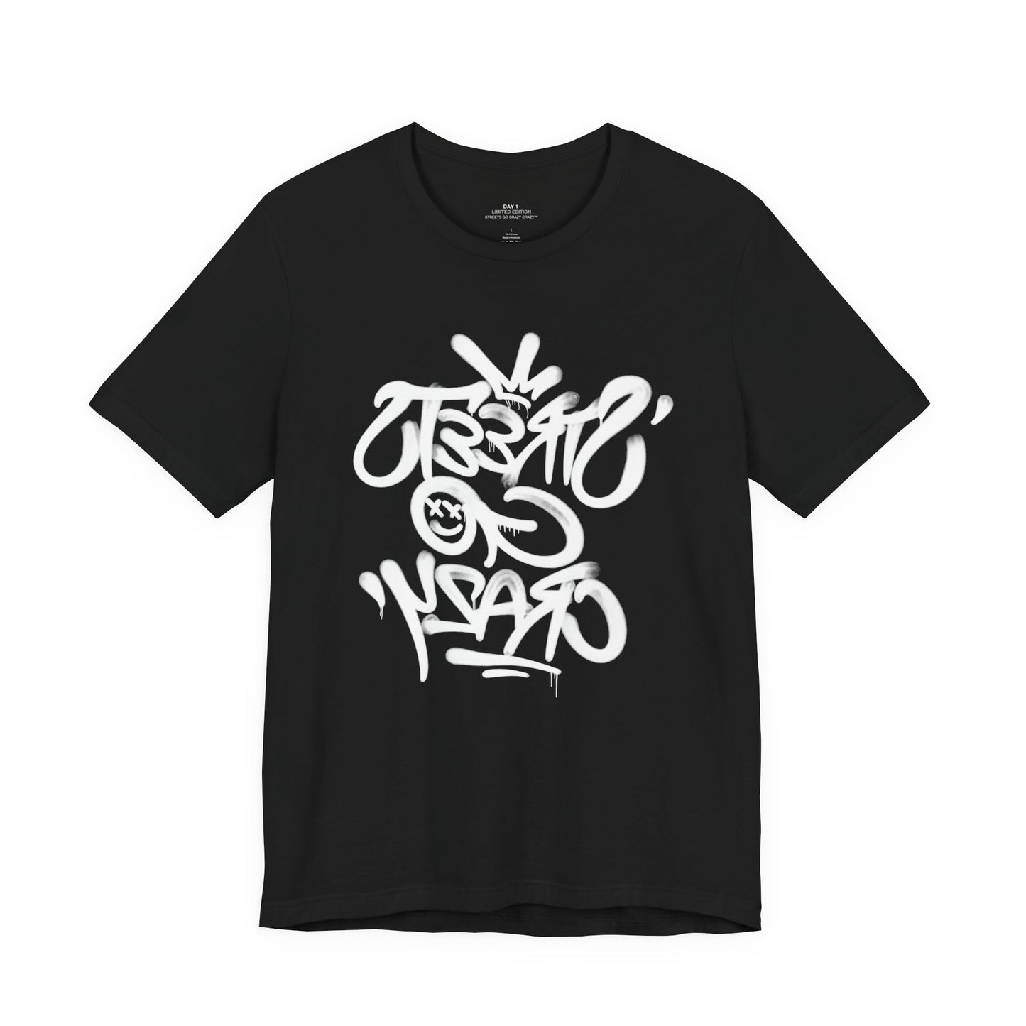"Day 1" Limited Edition Inverted  Streets Go Crazy Graphic T-Shirt