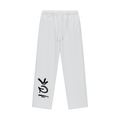 DAY 1_ Fleece Straight Leg Pants_White