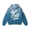 Riverside_Heavyweight Sunfade Oversized Hoodie - Blue Jean