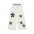 Magnolia Striped Waist Wide Leg Pants_White