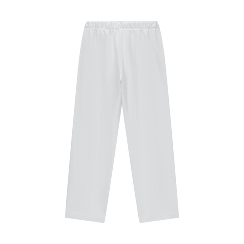 DAY 1_ Fleece Straight Leg Pants_White