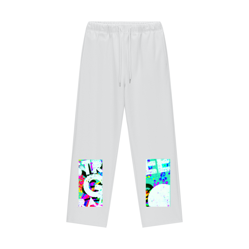 SGC Heavyweight Fleece Straight Leg Pants - White