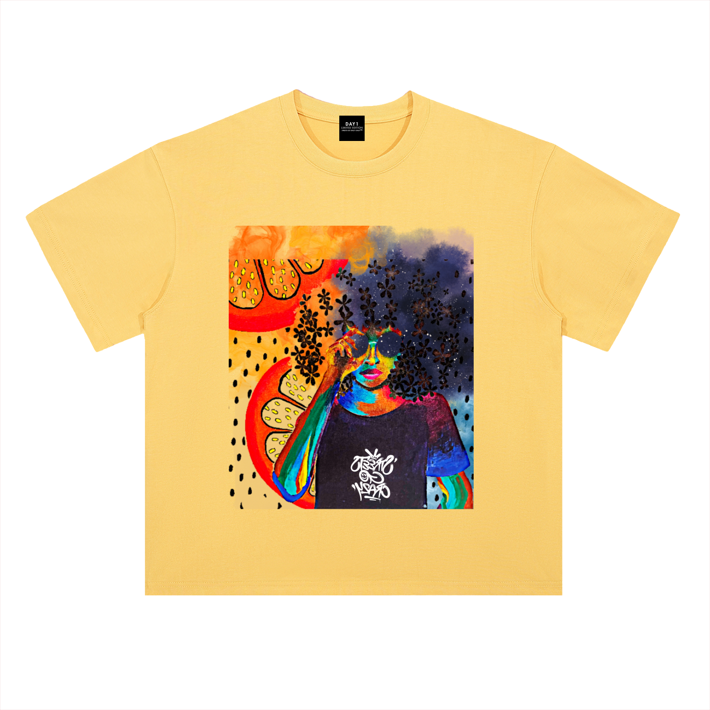 Heavyweight Drop Shoulder Cotton T-Shirt