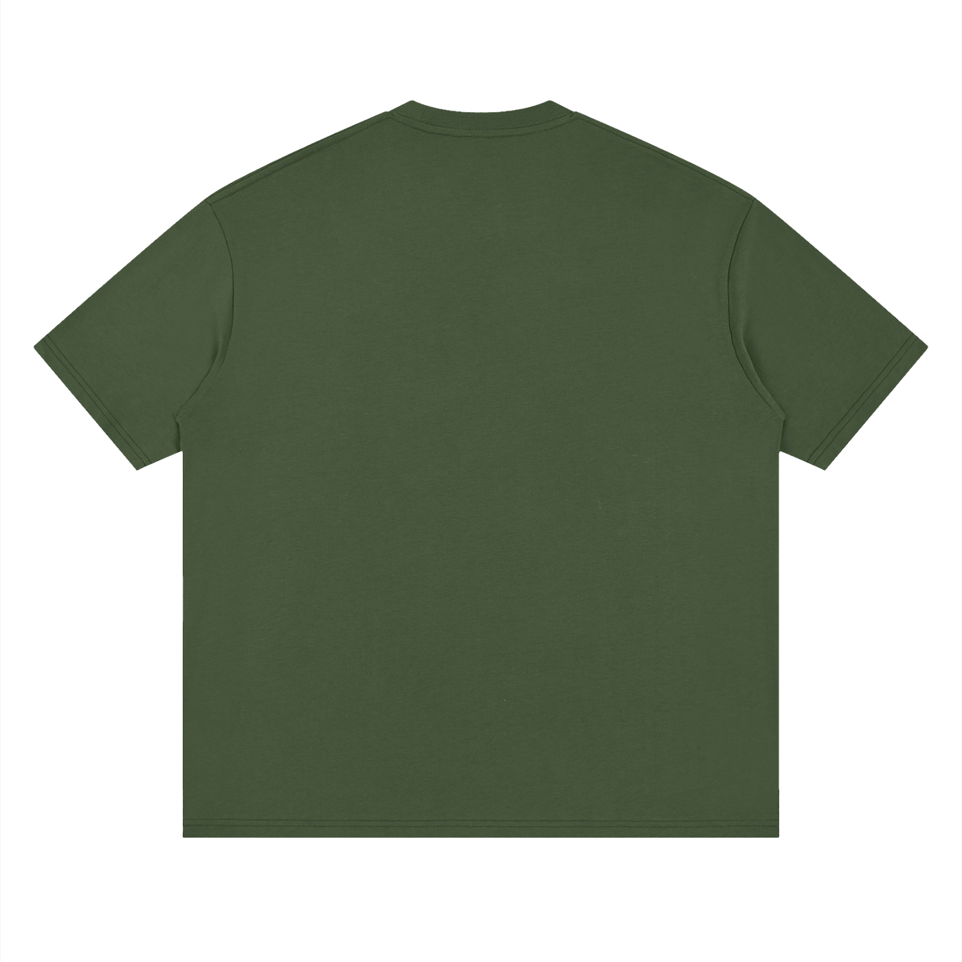 StreetsGoCrazy Loose Drop Shoulder T-Shirt_Jungle Green