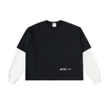 Knight - Layered Graphic Tee - Black