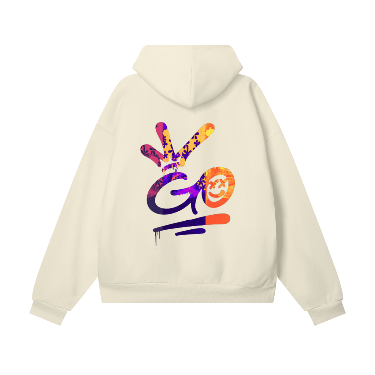 SGC Heavyweight Hidden Pocket Fleece Hoodie - Bone