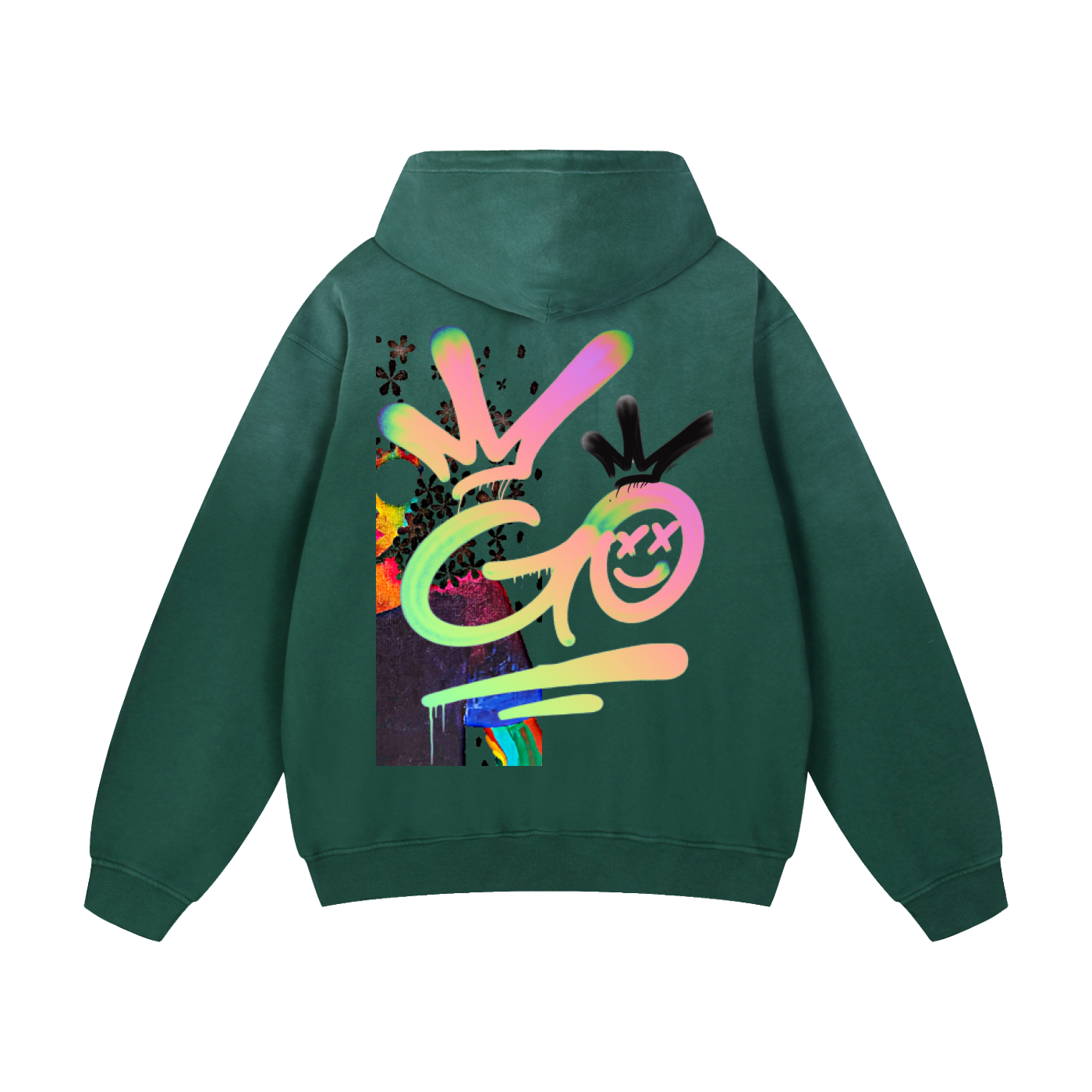 MACBA_Heavyweight Sunfade Oversized Hoodie_Green