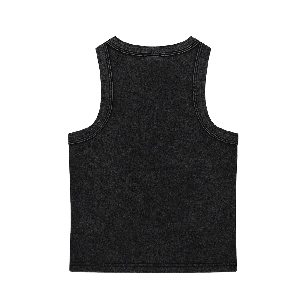 Snow Washed Tank Top _Black