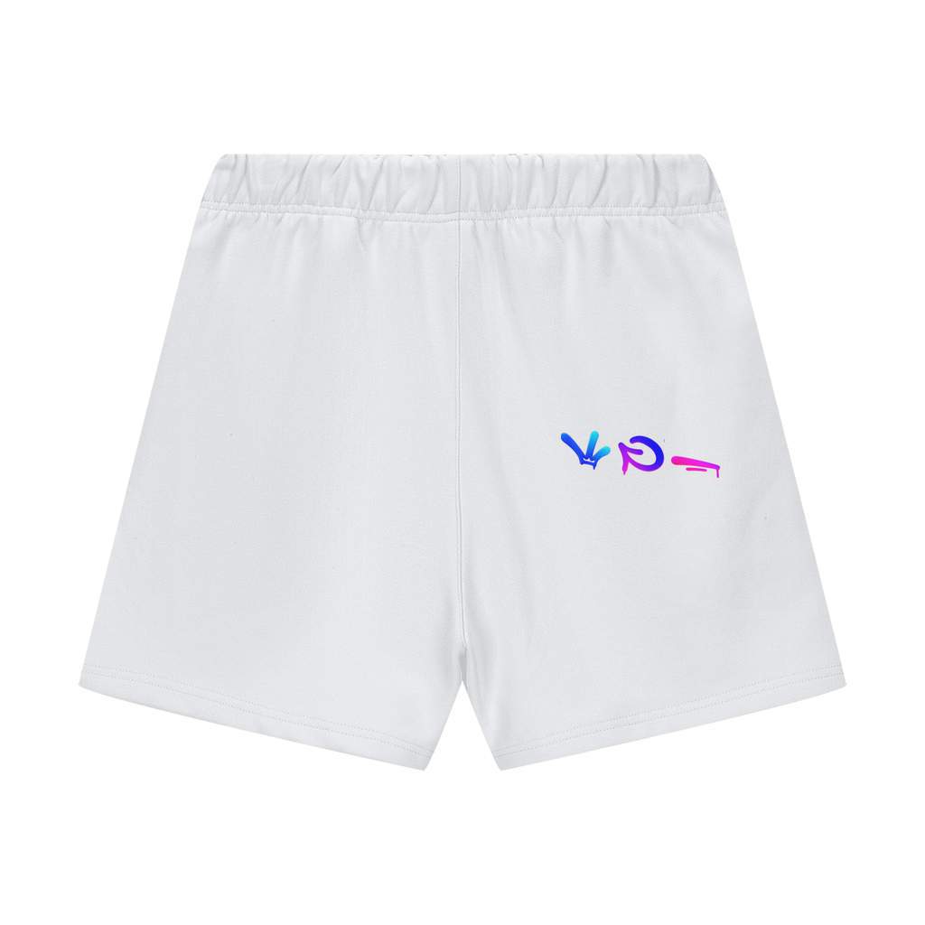 SGC Unisex Heavyweight 460G Fleece Loose Fit Shorts - White