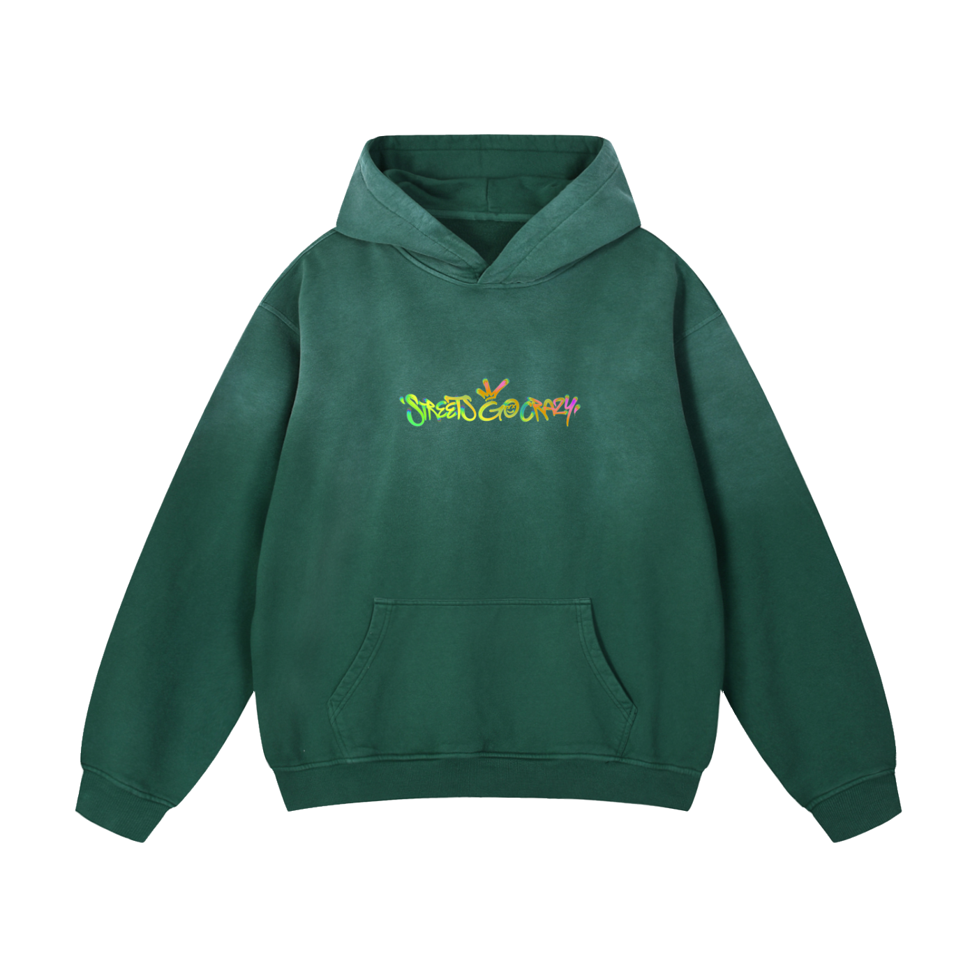 MACBA_Heavyweight Sunfade Oversized Hoodie_Green