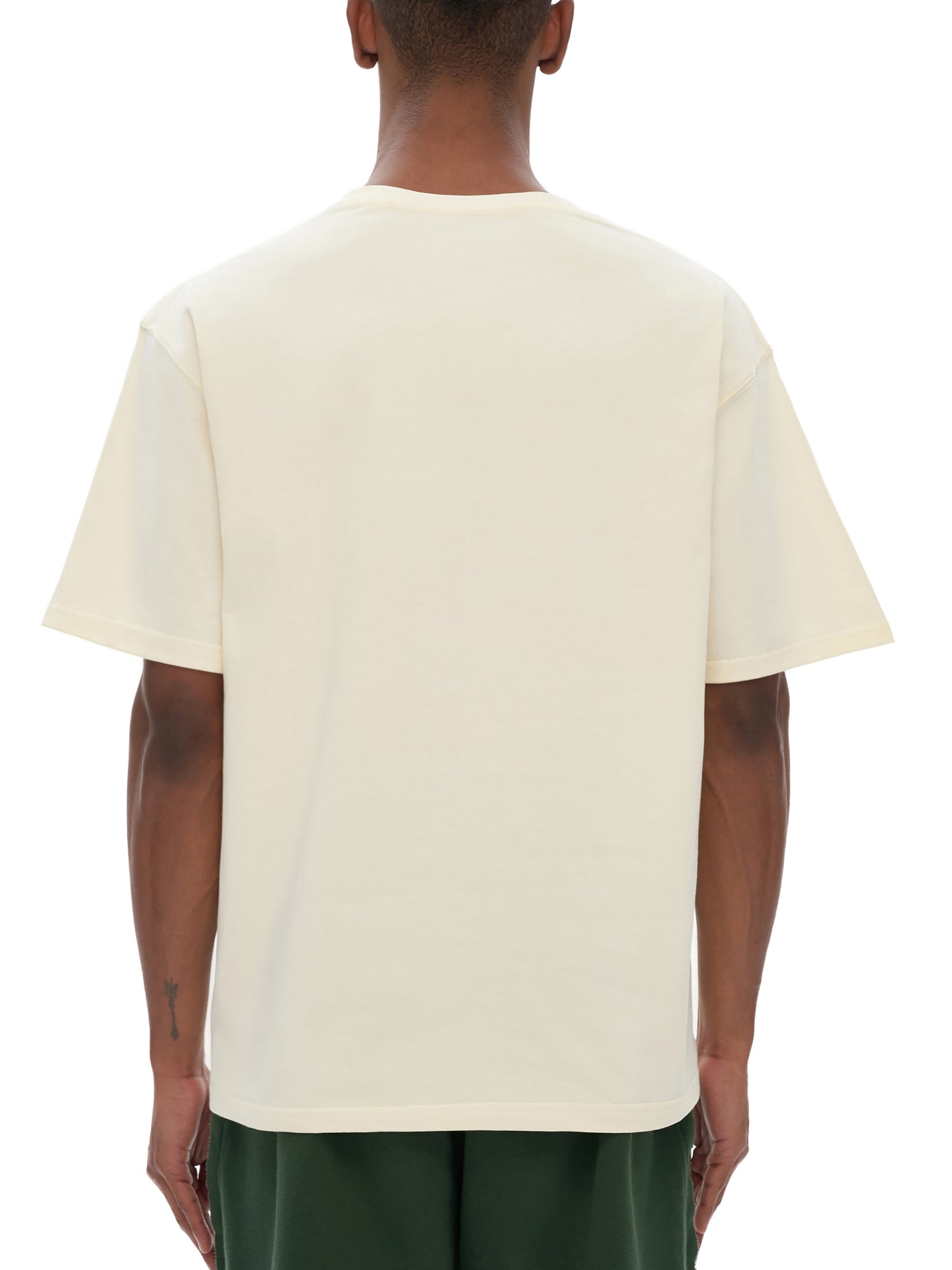 Heavyweight Drop Shoulder Cotton T-Shirt