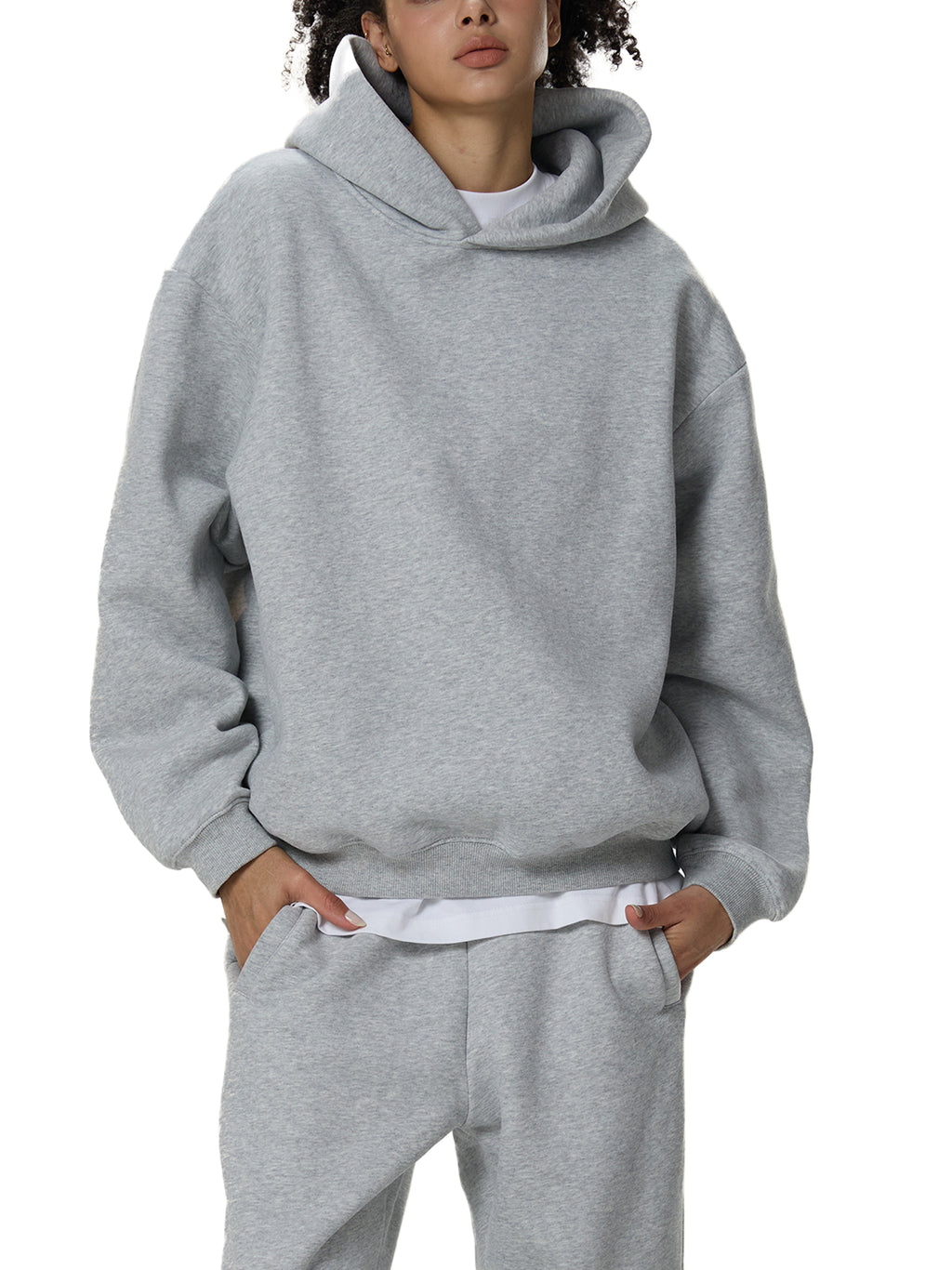 Fleeced Boxy Hoodie delete